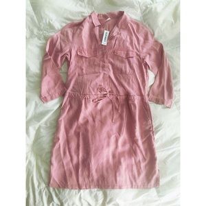 Old Navy Dusty Pink Shirt Dress w/ Pockets